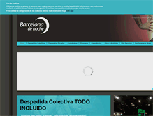 Tablet Screenshot of barcelonanoche.com